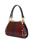 Serenade - H19-7330 Croc Monica Limited Edition Handbag - Cherry