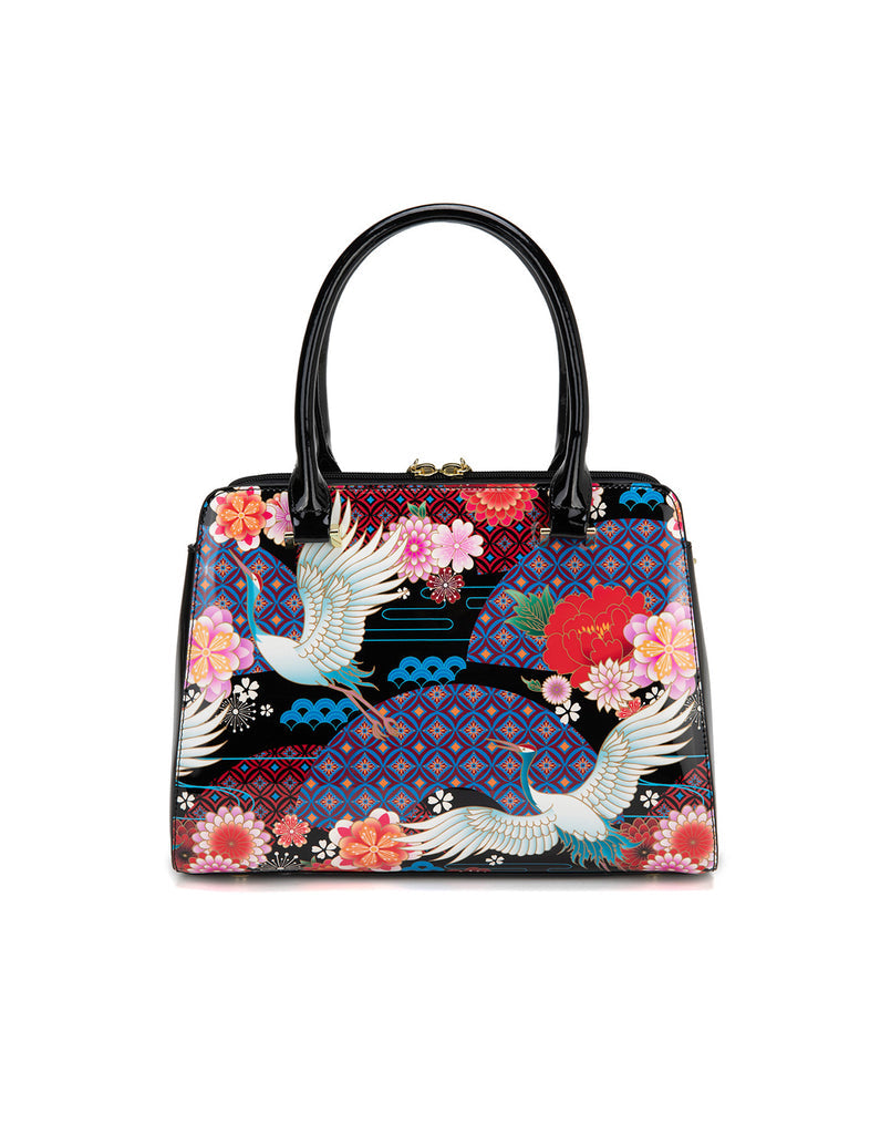 Serenade - Miyuki Cherry blossoms leather bag - Blossom-3