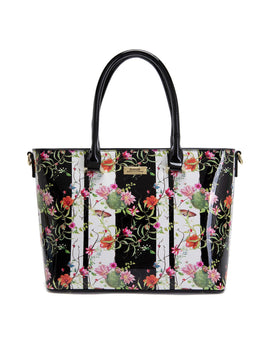 Serenade - SF16-8787 Anthea Patent Leather Grip Handle Bag - 0