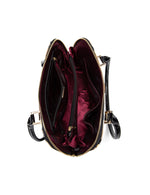 Serenade - SF24-0758 Equestrian Patent Leather Handbag