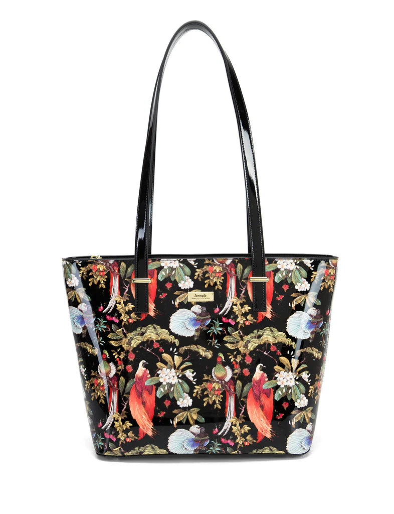Serenade - SF26-0827 Songbird Large Leather Tote Bag