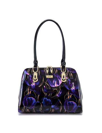 Serenade - SF37-7573 LISSE LGE PATENT LEATHER HANDBAG