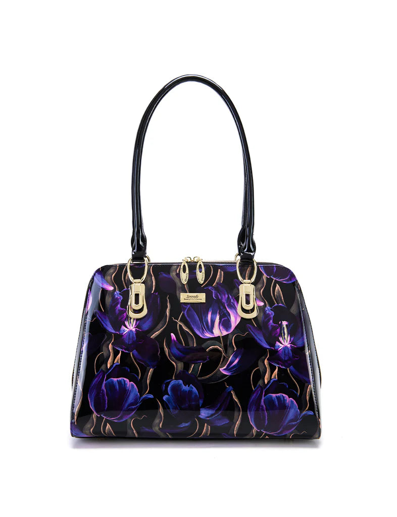 Serenade - SF37-7537 LISSE LGE PATENT LEATHER HANDBAG