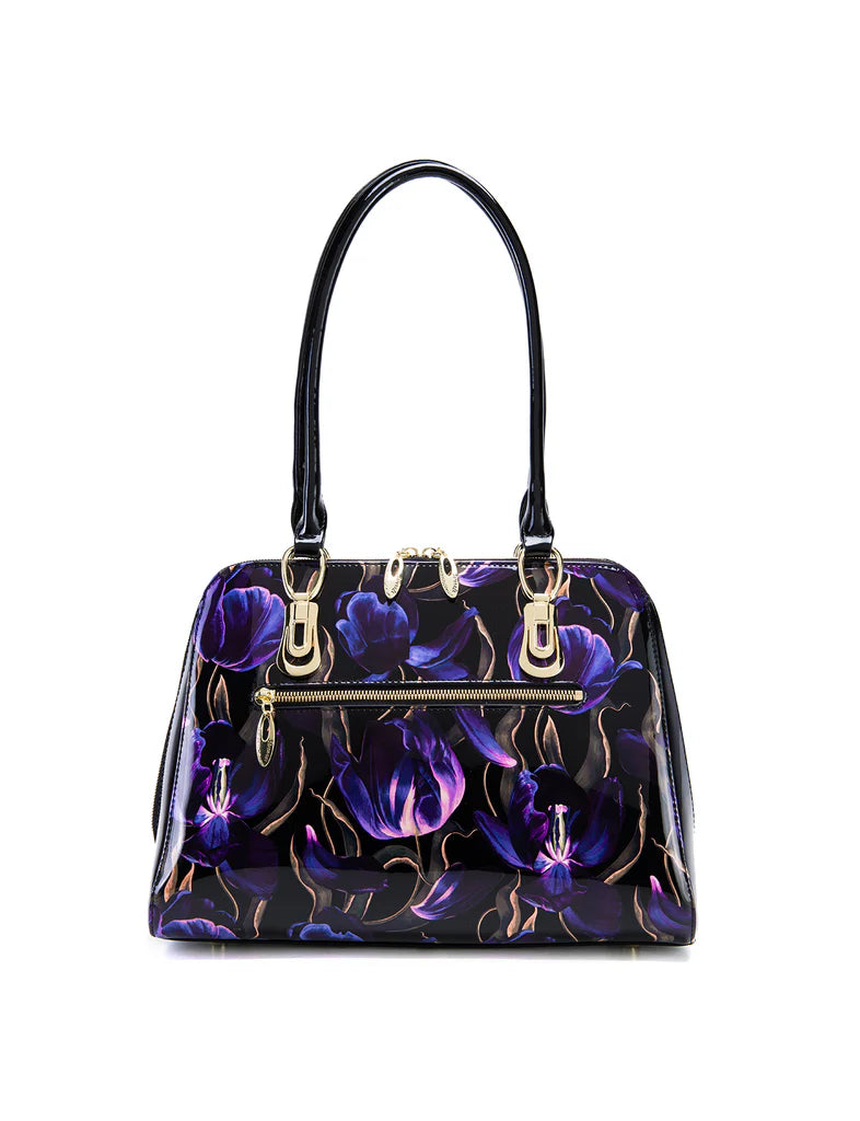 Serenade - SF37-7537 LISSE LGE PATENT LEATHER HANDBAG