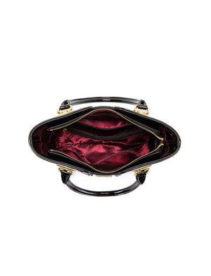 Serenade - SF38-0292 Rose Buds Medium Grip Handle Leather Bag (SP)