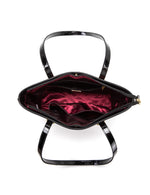 Serenade - SF39-0817 Amazon Large Leather tote - Coloured Palm Leaves