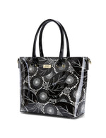 Serenade - Aspen Large Patent leather grap handle bag -