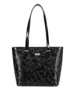 Serenade - SF45-0817 AMIRA Large Leather Tote bag - Black