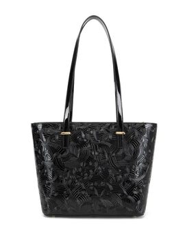 Serenade - SF45-0817 AMIRA Large Leather Tote bag - Black - 0