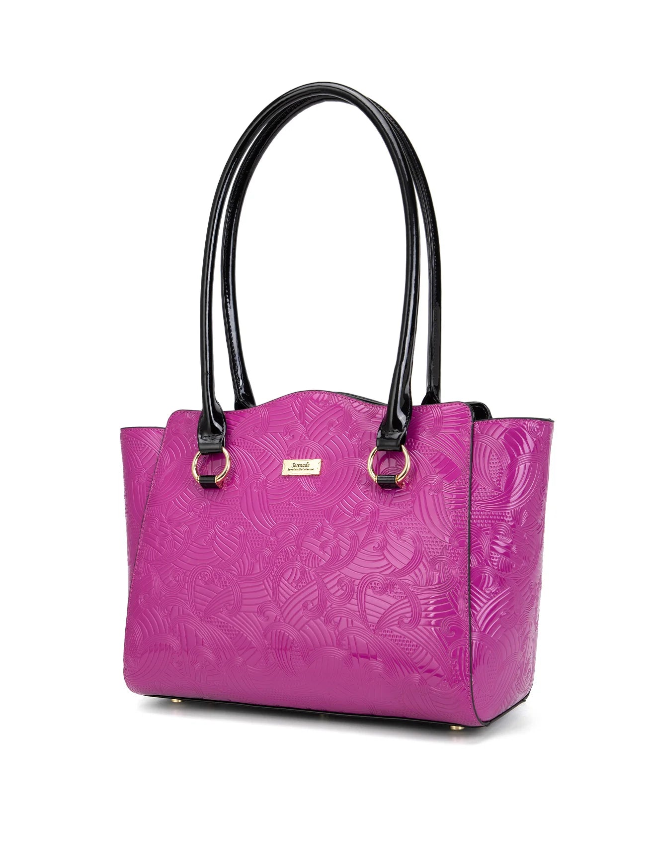 Serenade - SF45-7181 AMIRA Leather Shoulder bag - Magenta