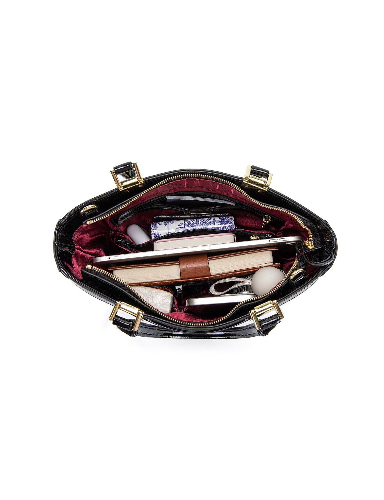 Serenade - SF48-0215 Ballerina Patent Leather handbag -