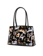 Serenade - SF50-7985 PAWTY Leather Tote - Doggies