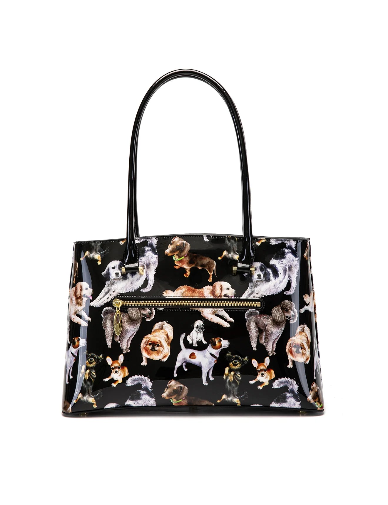 Serenade - SF50-7985 PAWTY Leather Tote - Doggies