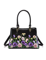 Serenade - SF51-0378 Dizzy Lizzy Grip Handle leather - Black Floral