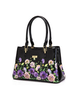 Serenade - SF51-0378 Dizzy Lizzy Grip Handle leather - Black Floral