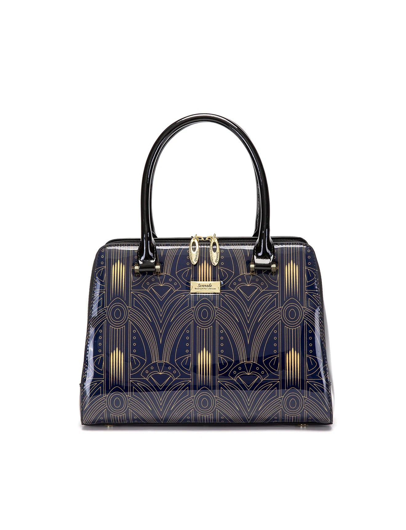 Serenade - SF52-0343 Gatsby Grip Handle leather bag -