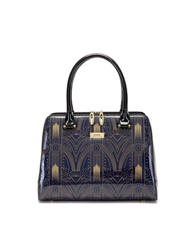 Serenade - SF52-0343 Gatsby Grip Handle leather bag -