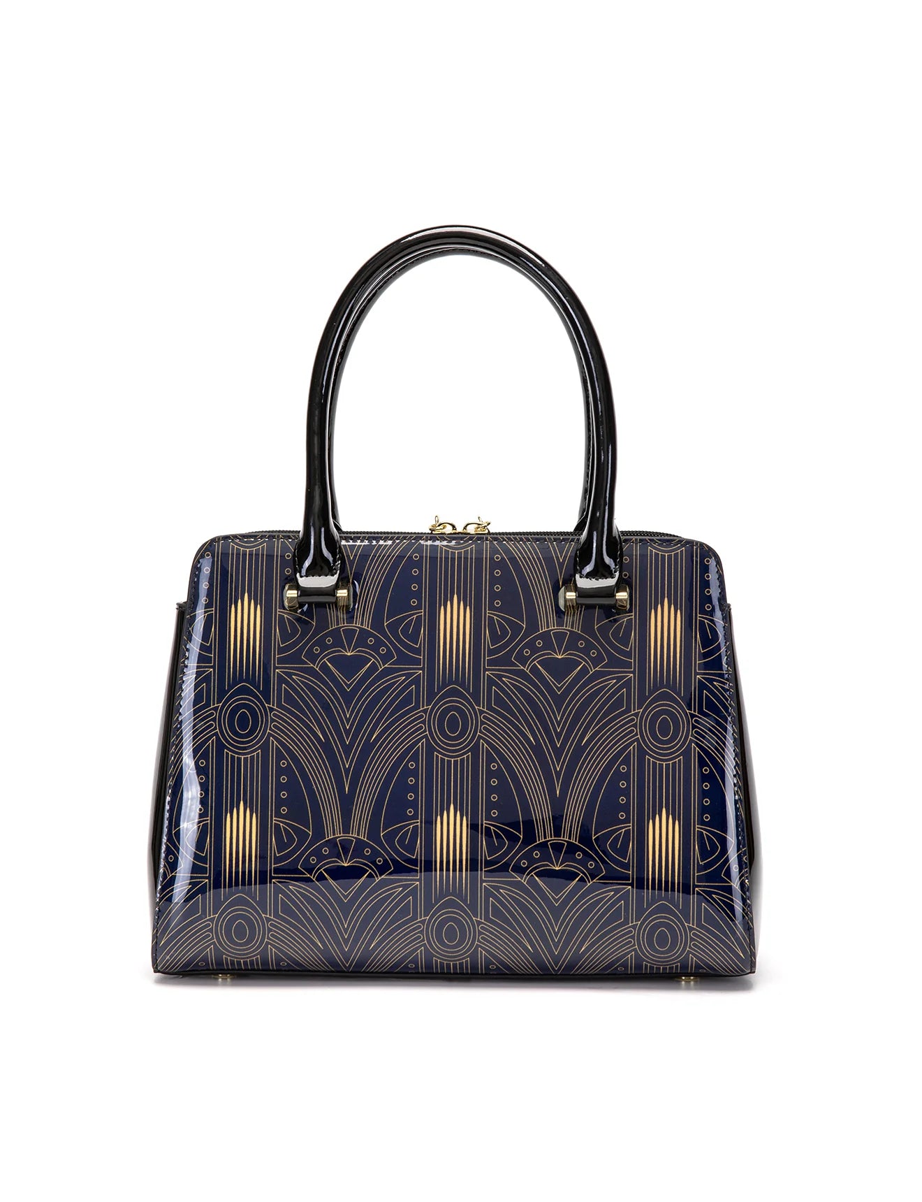 Serenade - SF52-0343 Gatsby Grip Handle leather bag -