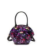 Serenade - SF53-9275 AMETHYST Rose leather bowling bag