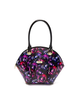 Serenade - SF53-9275 AMETHYST Rose leather bowling bag