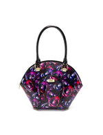 Serenade - SF53-9275 AMETHYST Rose leather bowling bag