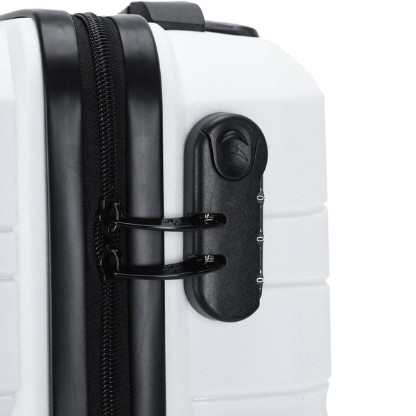 Swiss Equipe - Medium Spinner suitecase - White