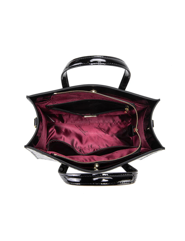 Serenade - SN51-0821 Valentina patent leather handbag