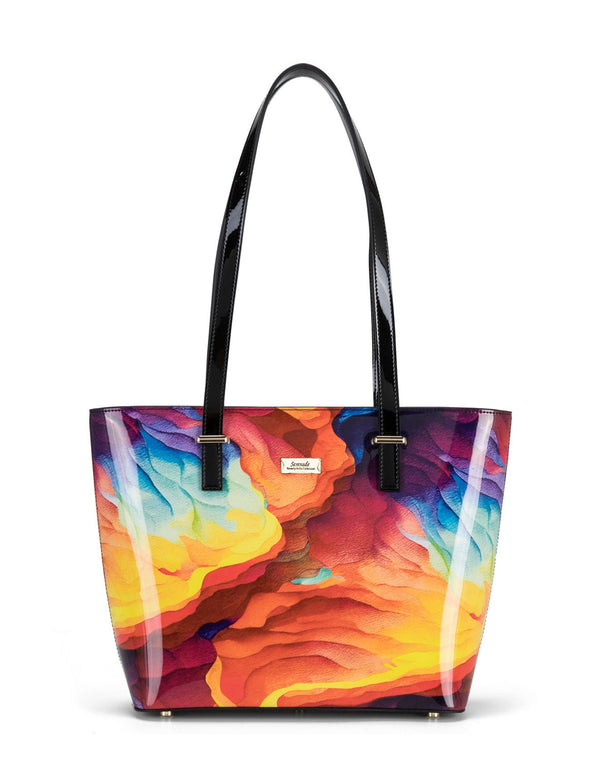 Serenade - SN75-0817 Blaze Leather tote - Multi
