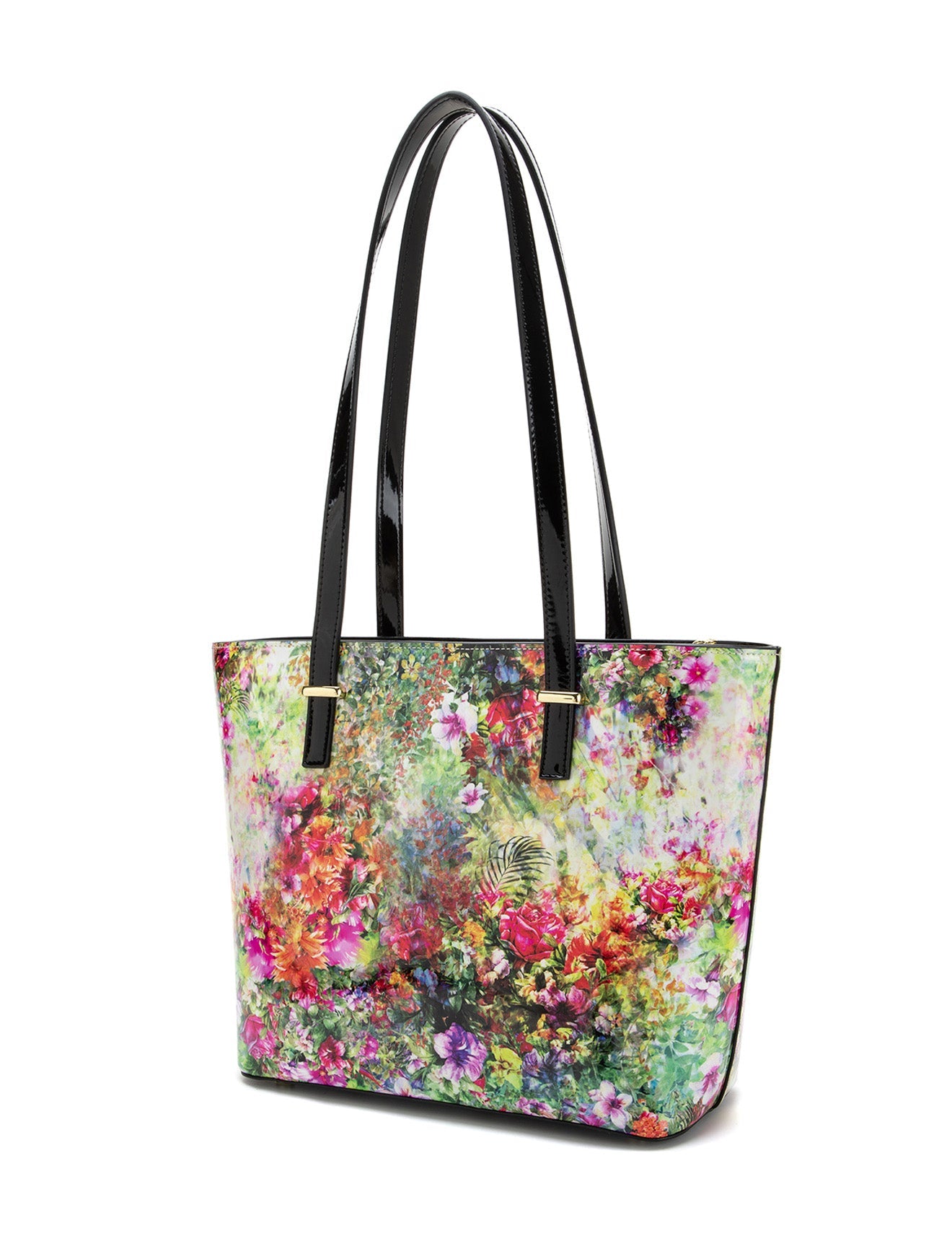 Serenade - SN81-0817 Fiore Large Leather tote - Floral