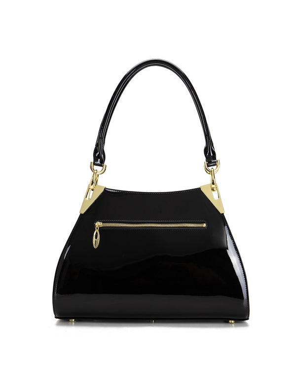 Serenade - SN84-7330 Mila Print Monica Patent Leather Handbag - Multi
