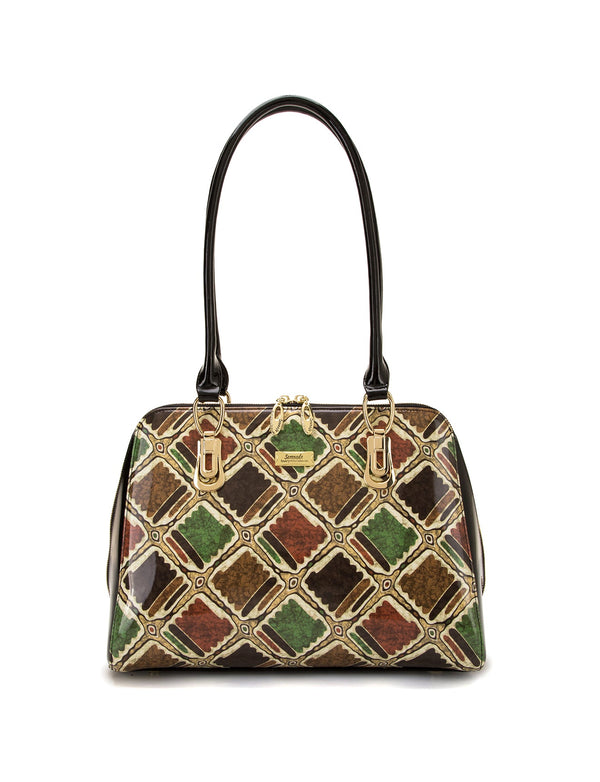 Serenade - SN90-7573 Verona Patent Leather Handbag