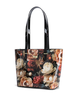 Serenade - SN97-0817 Elisabetta Large Leather Tote - Floral