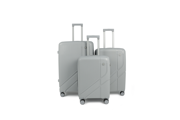 SwissTech Air-Tech 3 Piece Luggage Package - Grey