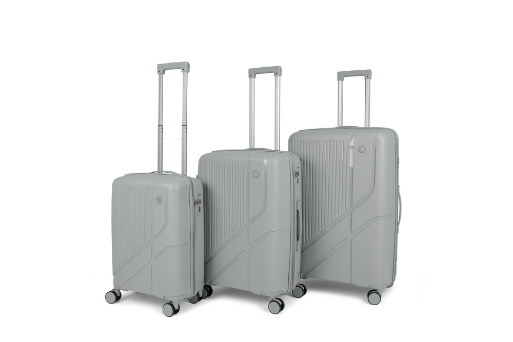 SwissTech Air-Tech 3 Piece Luggage Package - Grey