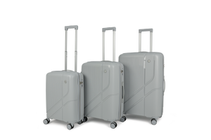 SwissTech Air-Tech 3 Piece Luggage Package - Grey