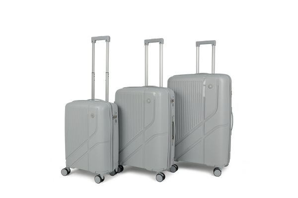SwissTech Air-Tech 3 Piece Luggage Package - Grey