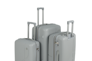 SwissTech Air-Tech 3 Piece Luggage Package - Grey