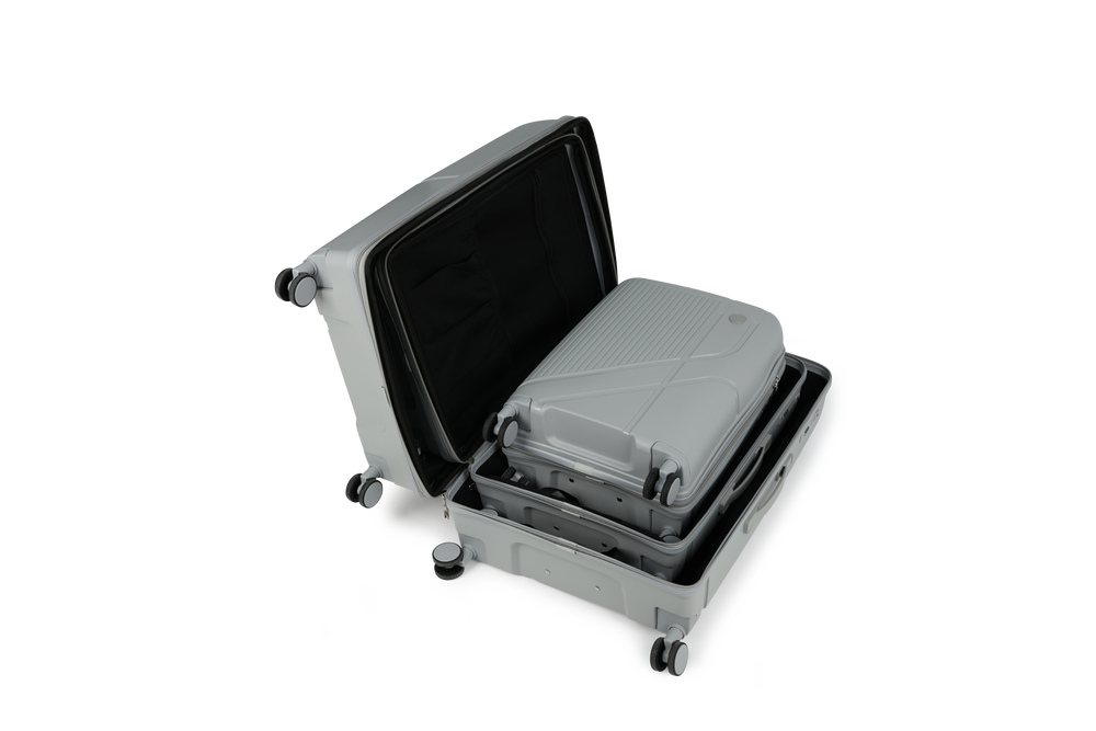 SwissTech Air-Tech 3 Piece Luggage Package - Grey