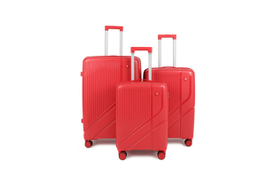SwissTech Air-Tech 3 Piece Luggage Package - Red