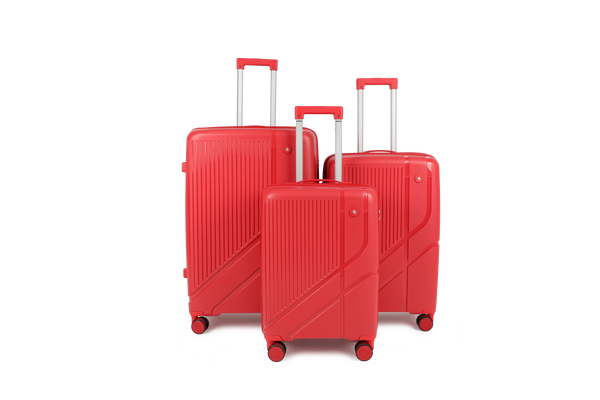 SwissTech Air-Tech 3 Piece Luggage Package - Red