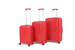 SwissTech Air-Tech 3 Piece Luggage Package - Red