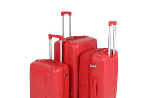 SwissTech Air-Tech 3 Piece Luggage Package - Red