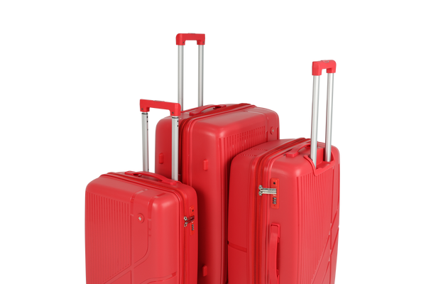 SwissTech Air-Tech 3 Piece Luggage Package - Red