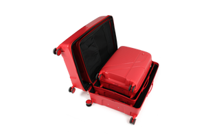 SwissTech Air-Tech 3 Piece Luggage Package - Red