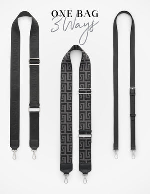 Monica Crossbody Bag & 3 Straps - One Bag 3 Ways