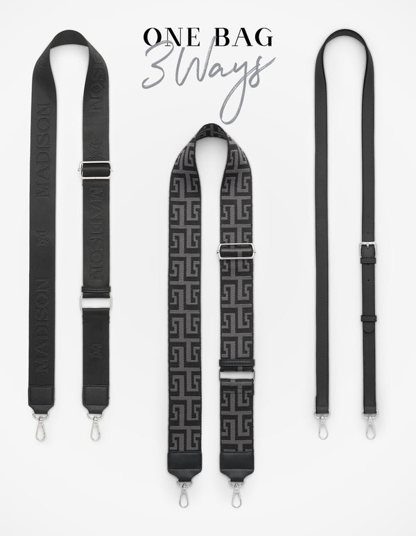 Monica Crossbody Bag & 3 Straps - One Bag 3 Ways