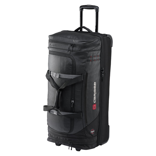 Caribee - 5735 100Lt - Dx 85cm V2 Scarecrow Duffle On Wheels- Black