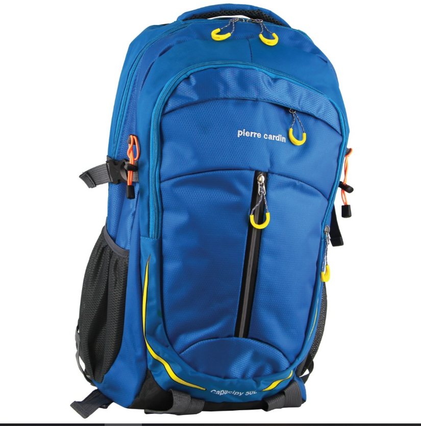 Pierre Cardin - PC3851 50L Laptop Backpack - Blue-2