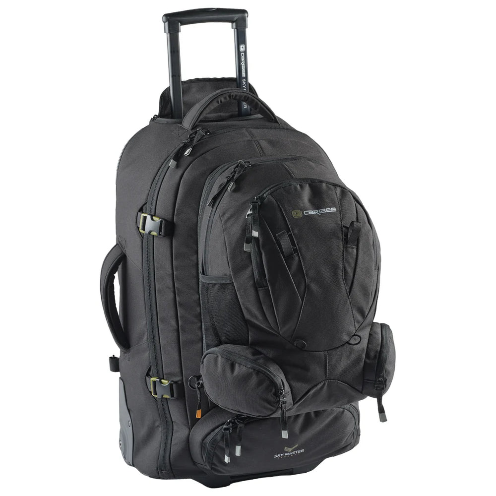 Caribee - Sky Master IV 70Lt Wheeled Backpack IV - Black