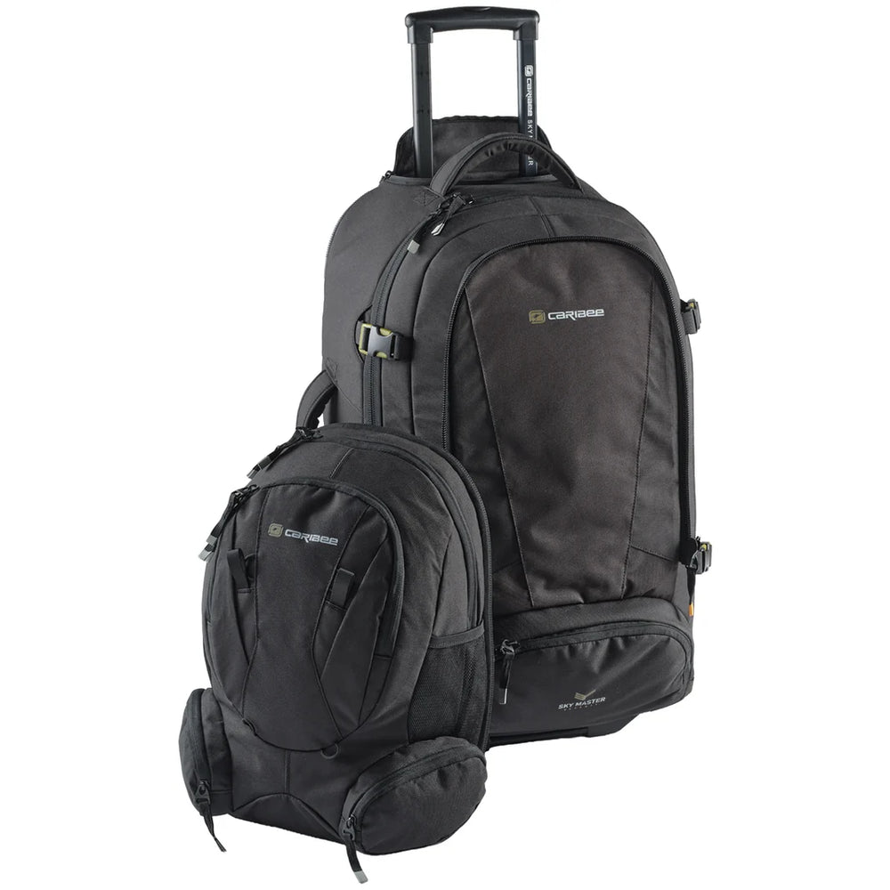 Caribee - Sky Master IV 70Lt Wheeled Backpack IV - Black